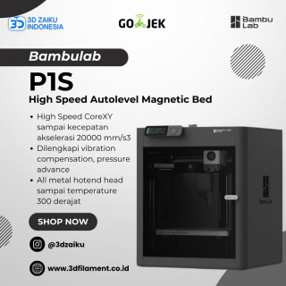 Bambulab P1S CoreXY Full 3D Printer High Speed Autolevel Magnetic Bed